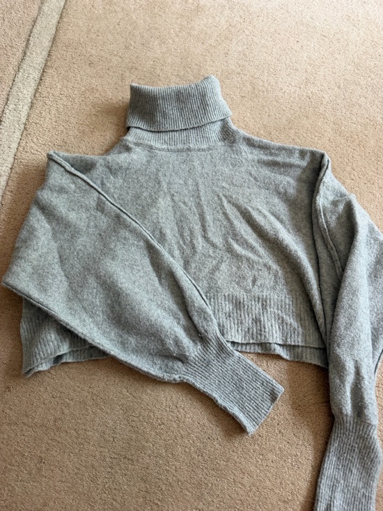 Urban Outfitters Sweaters - UO Grey Turtleneck Cropped Sweater